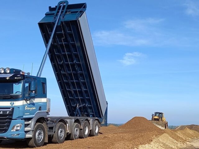 Beaujean 5-asser kieper voor zwaar bulktransport
